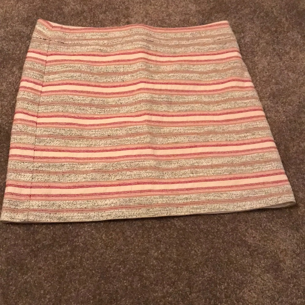 Pink/black multi color skirt